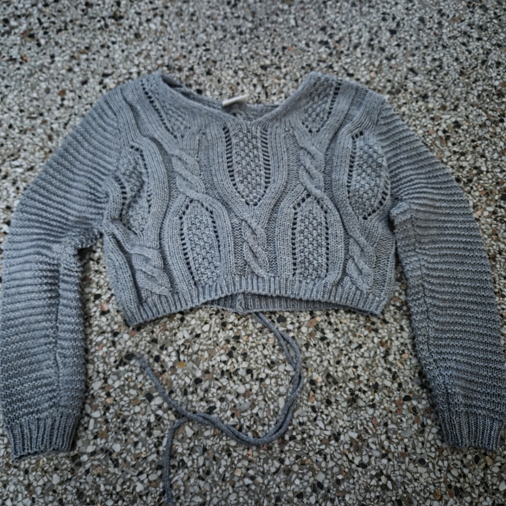 Knitted Crop Sweater